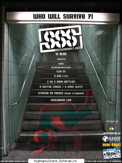 WHO WILL SURVIVE!? - Sunete sub.sol (Basssement.net) si Alex prezinta - Breakdance Events